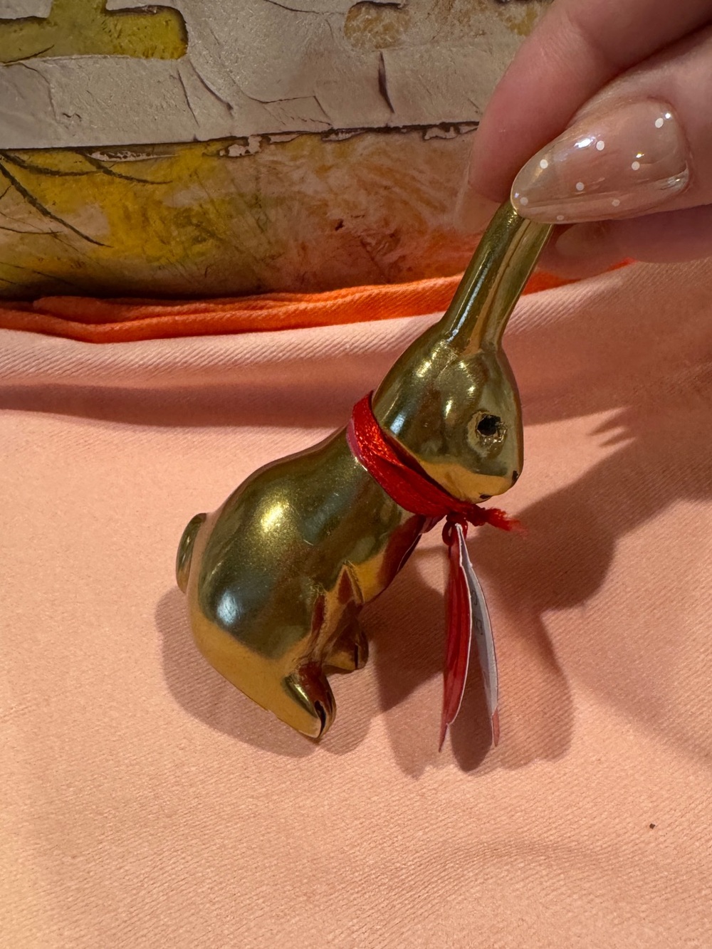 NEW Anthropologie Brass Bunny Candle Snuffer 🐰 - Picture 4 of 5